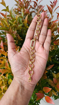 CZ Link chain bracelet