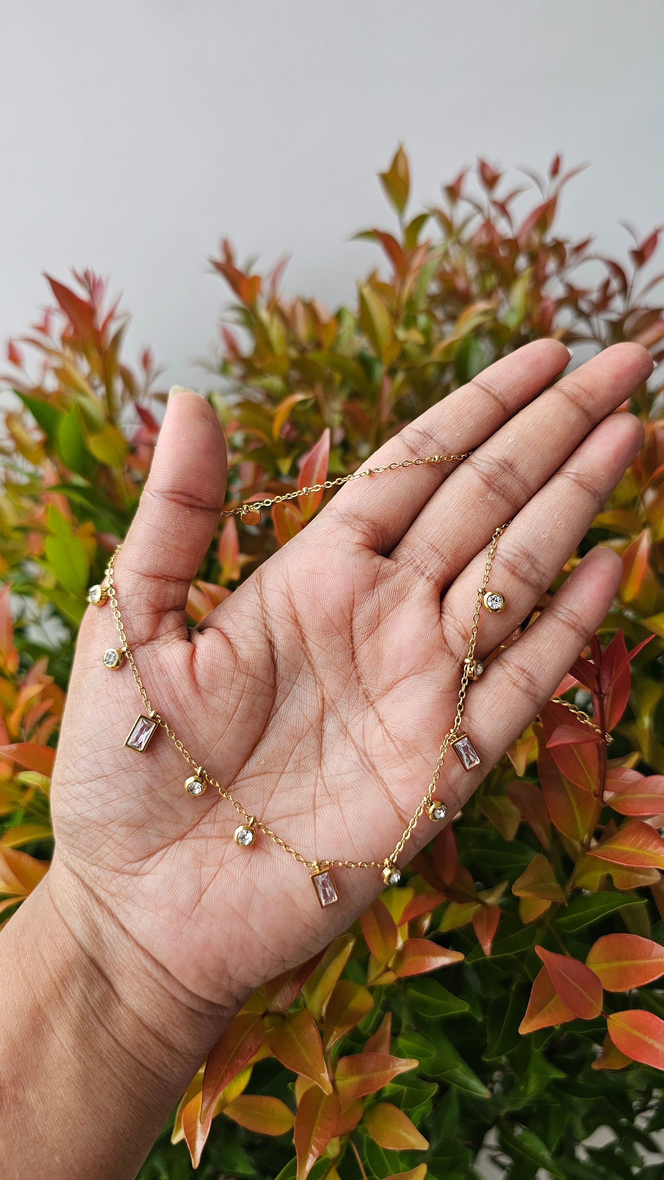 Station CZ dainty chain