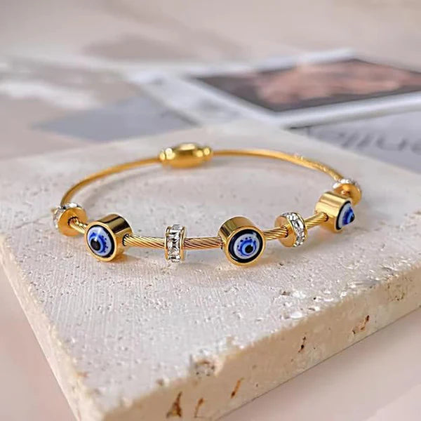 Evil Eye Anti-Tarnish Bracelet