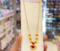 RED palakka necklace