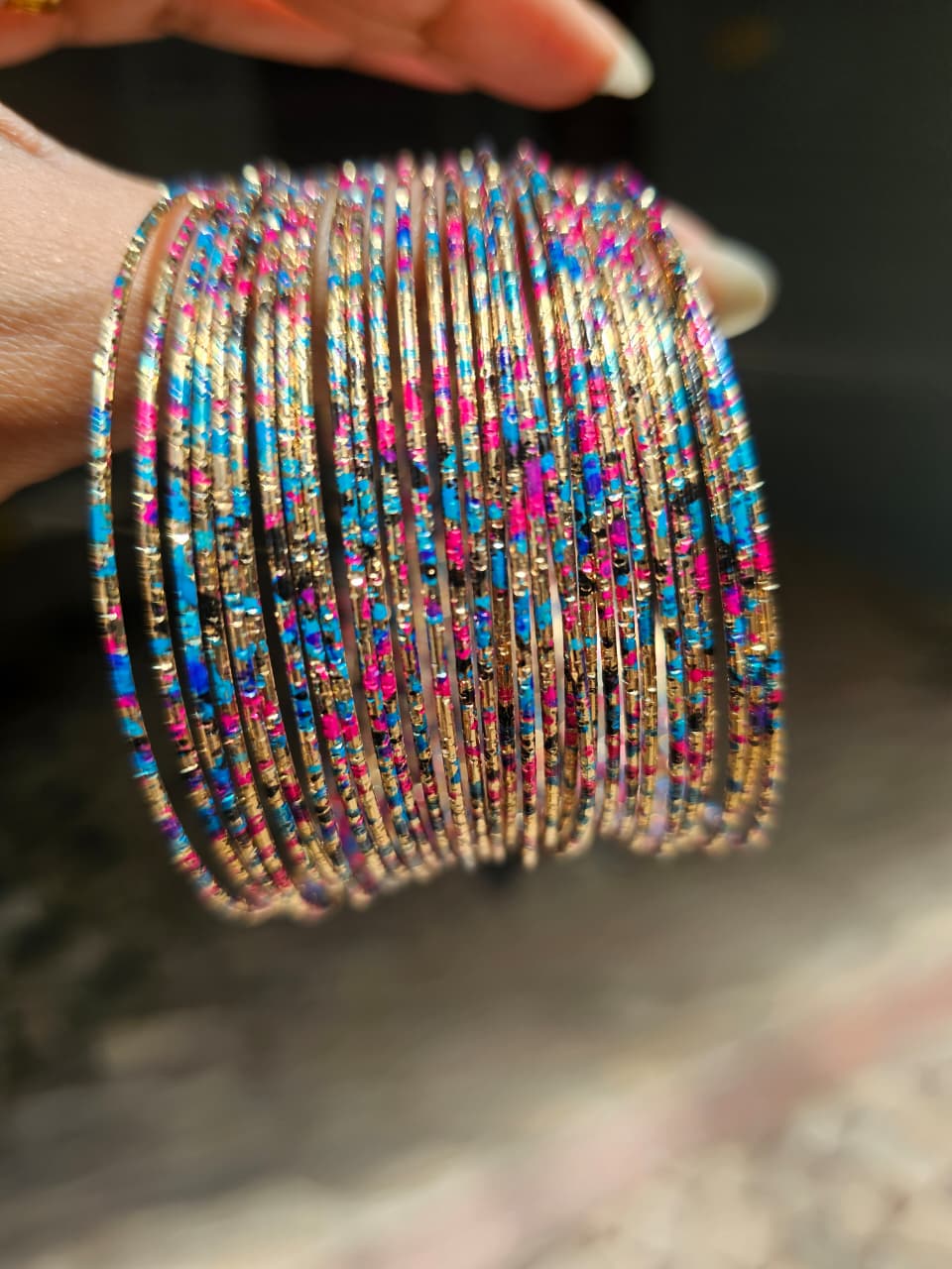 Multi colour bangles