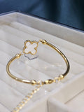 Four leaf clover  bracelet
