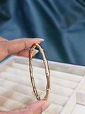 Bamboo segment gold kada