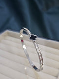 Clover lucky bangle bracelet