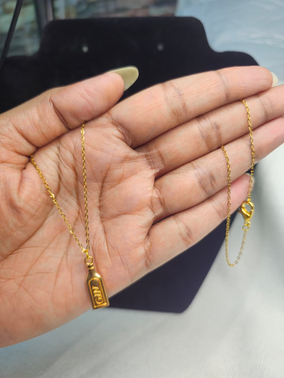 Bottle minimal necklace