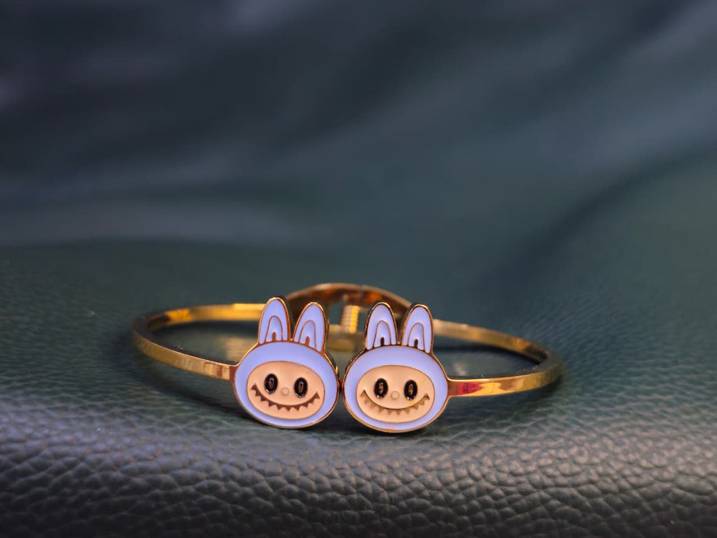 Bunny face adjustable kada bracelet