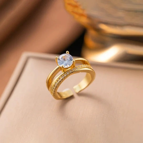 Adjustable finger ring