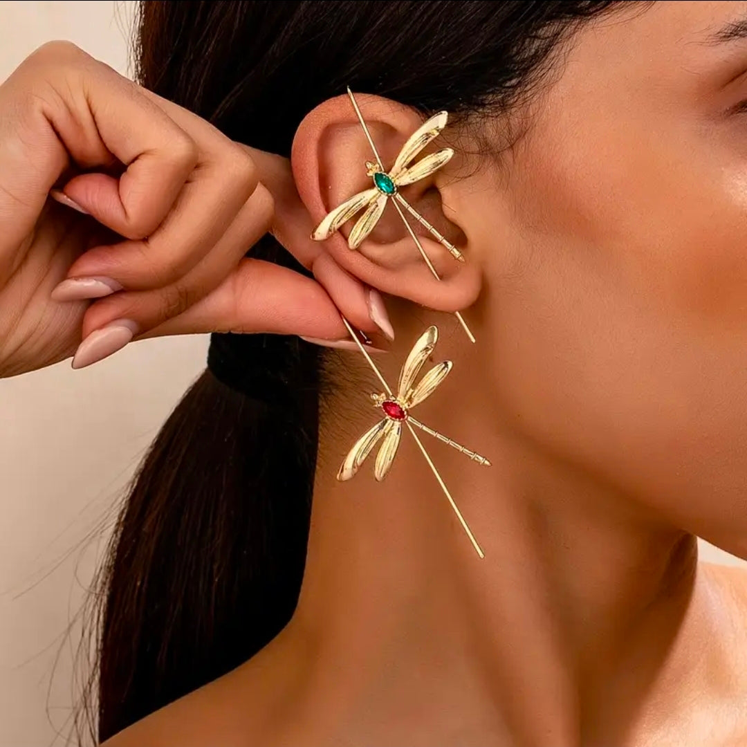 Butterfly ear cuff