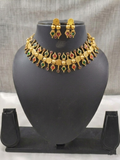 Palakka Coin Choker Set Multi colour