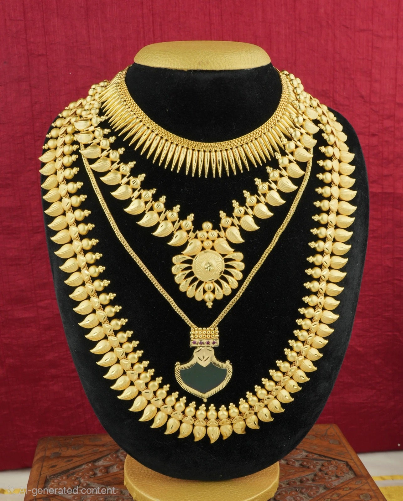 Gold Plated Bridal Set Combo
