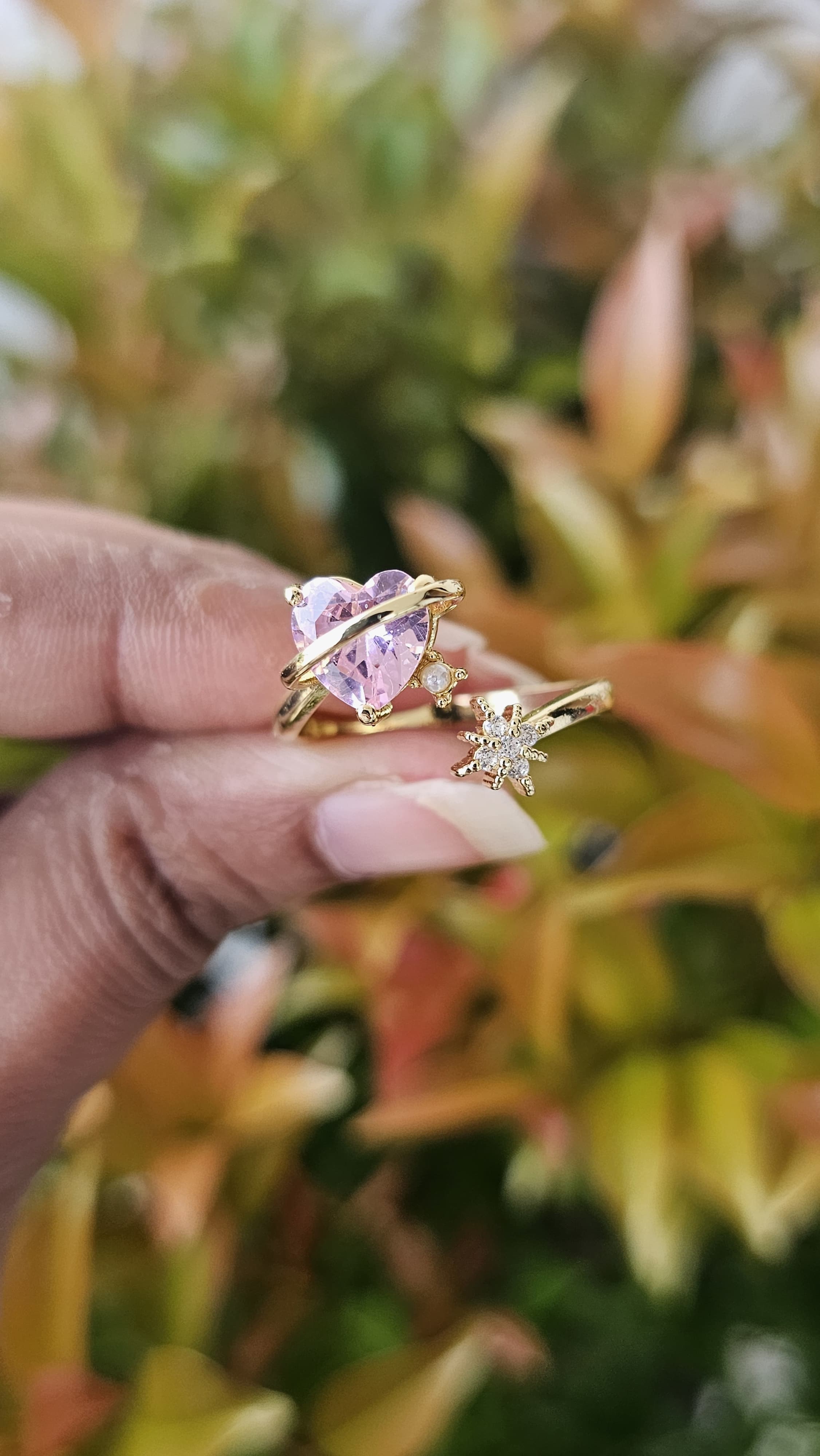 Pink love 💕 Rings