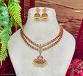 Peacock attigai necklace