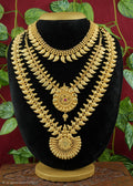 Gold plated bridal set combo