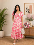 Floral print frock