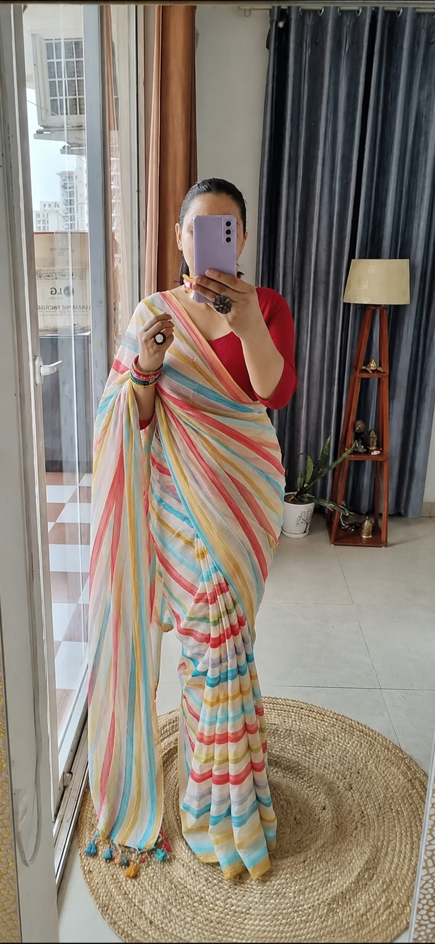 Mul cotton saree 
📌120 count saree ✅