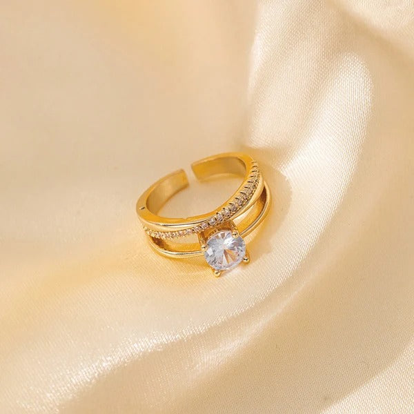 Adjustable finger ring