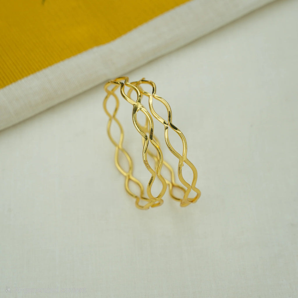Gold-plated baby bangle
