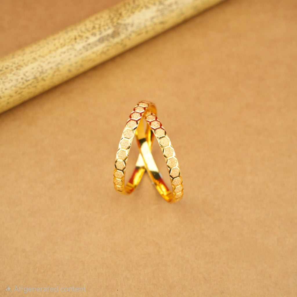 Gold plated baby gangle
