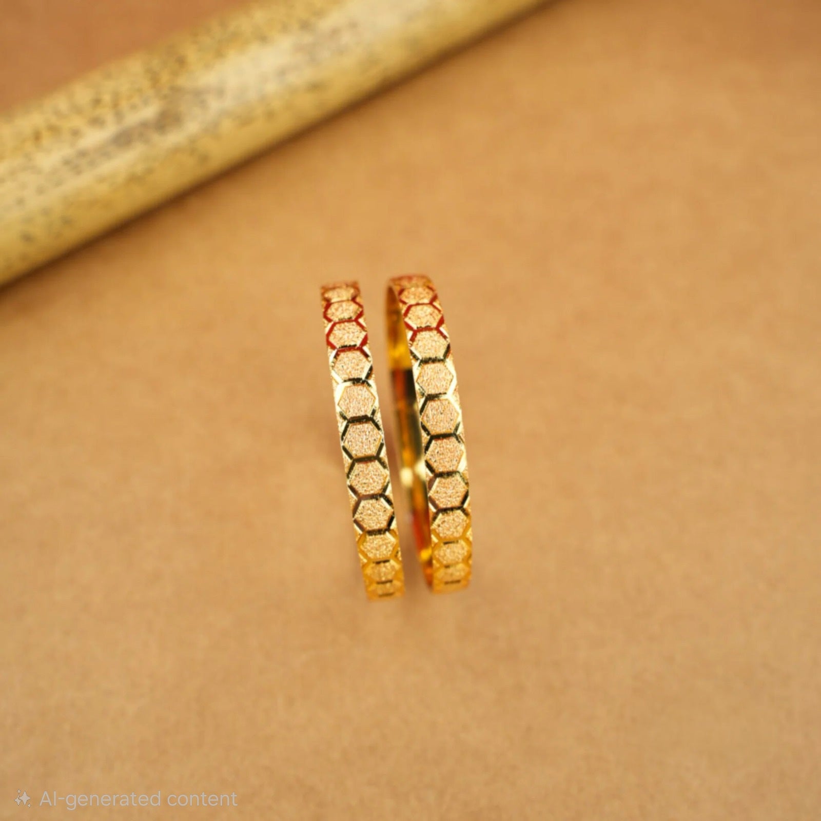 Gold plated baby gangle