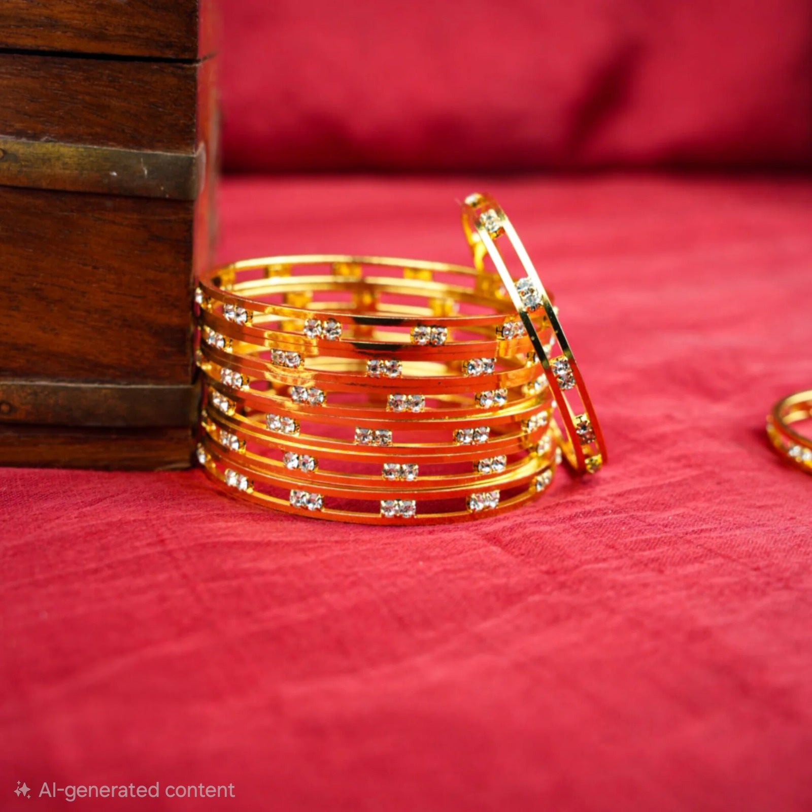 Golden baby bangle