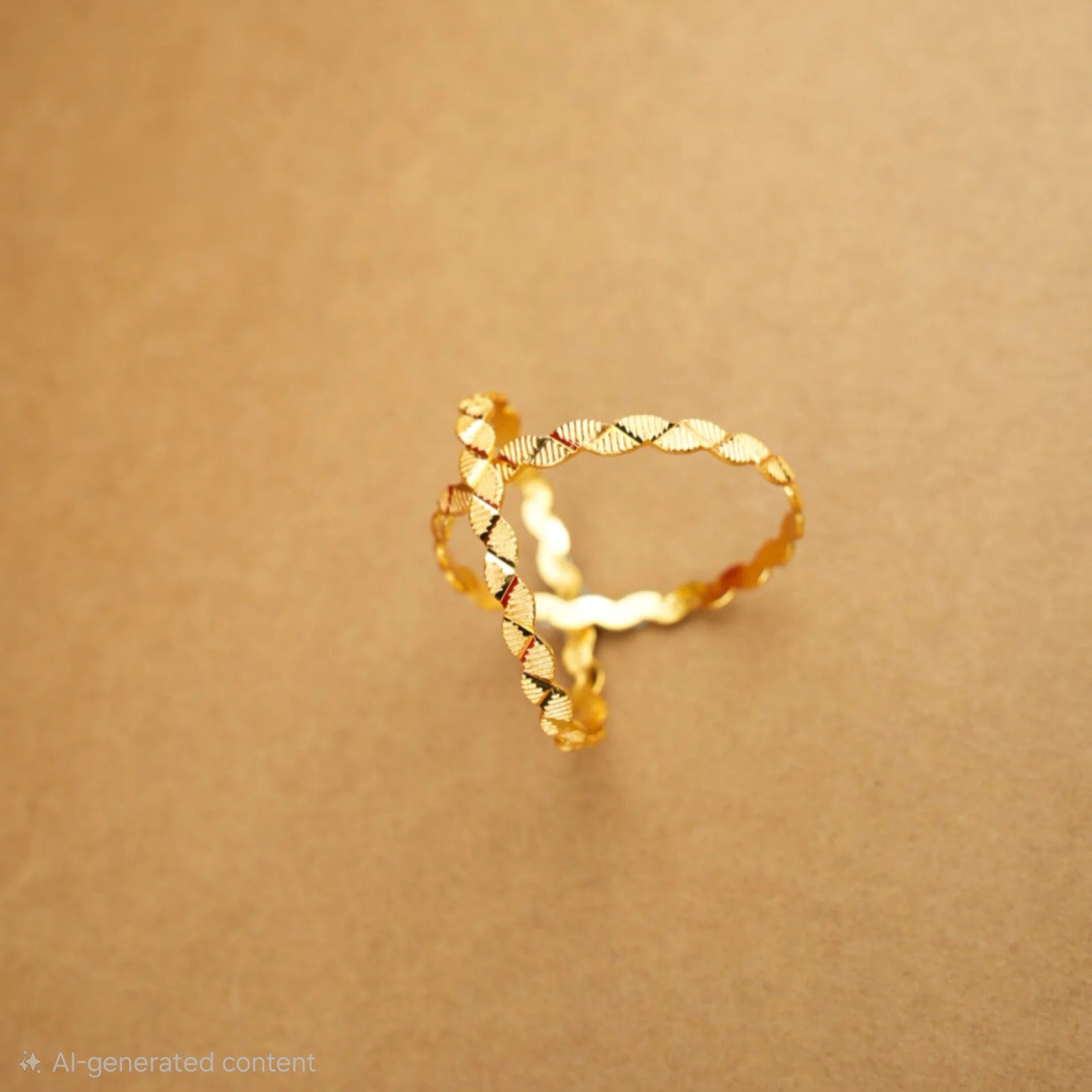 Gold plated baby bangle